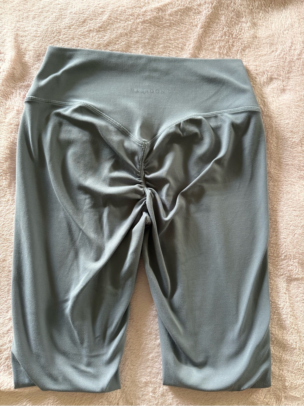 Paragon Ruched Active Shorts in grey
